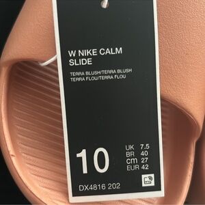 Nike calm slide brand new.